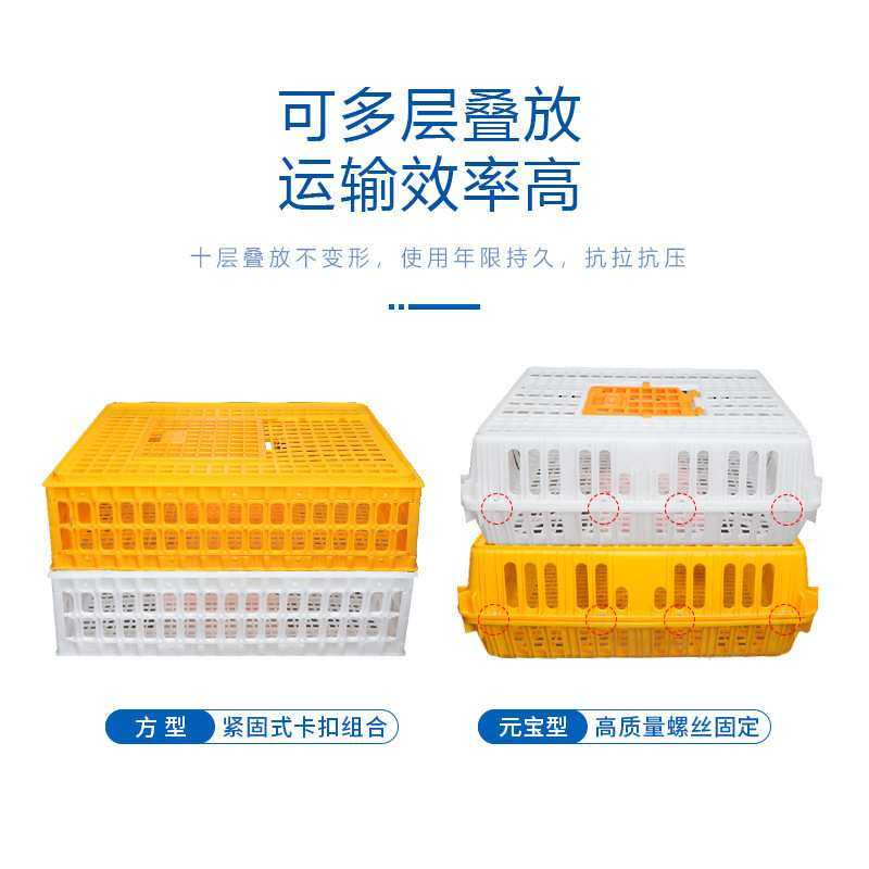 鸡笼运输笼塑料家禽周转箱筐成鸡鸭鹅鸽子笼子家用大号兔笼养殖笼,基础建材,亚克力板,淘宝优惠券,粉丝福利购,淘宝优惠卷