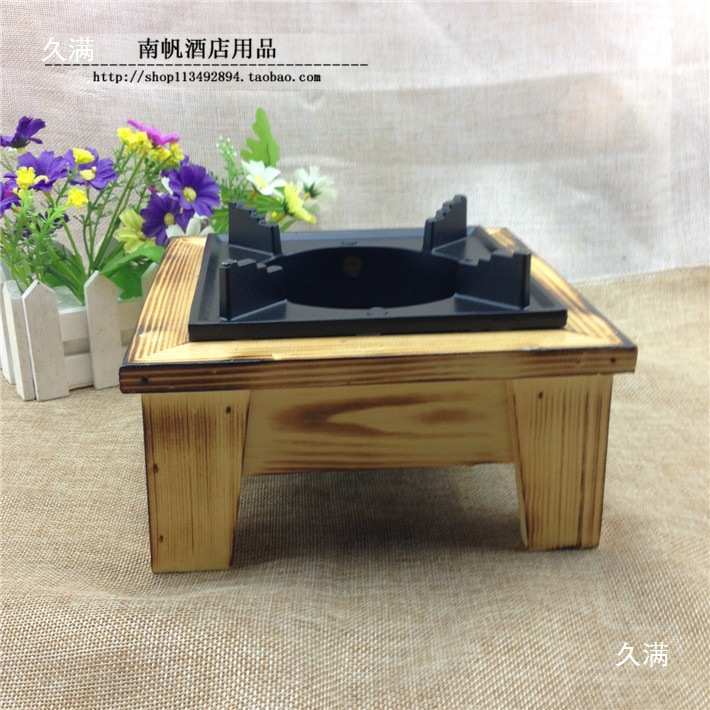 象鼻锅 木架炉 小锅 日式小火锅 酒精炉 铝陶板 酒精锅 四方炉