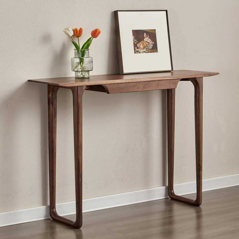 北美黑胡桃木条案新中实木式玄关北欧简约供桌靠墙极窄桌条几供桌,基础建材,亚克力板,淘宝优惠券,粉丝福利购,淘宝优惠卷