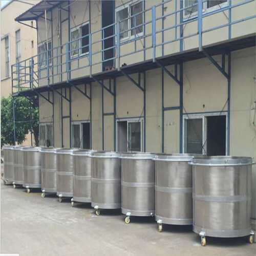 涂料化工不锈钢桶 高速分散机搅拌桶 移动式分散拉缸厂家