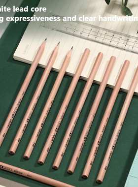 50pcs/Box Deli 2b/Hb Pencil Hexagonal High Quality Logs For