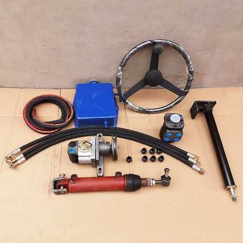 拖拉机小四轮 爬山王农用车改装液压助力转向 渔船液压方向机油缸