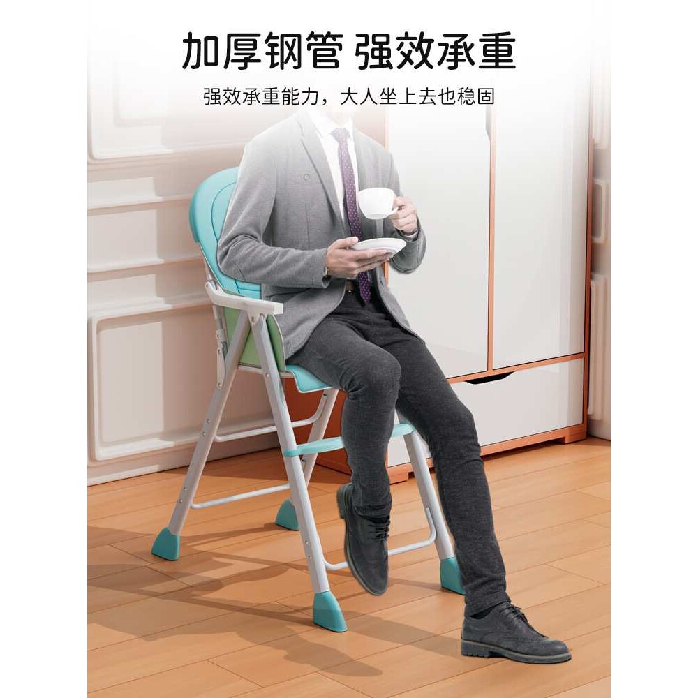 可折叠宝宝餐椅酒店多功能商用吃饭座椅婴儿家用饭店儿童餐桌椅子