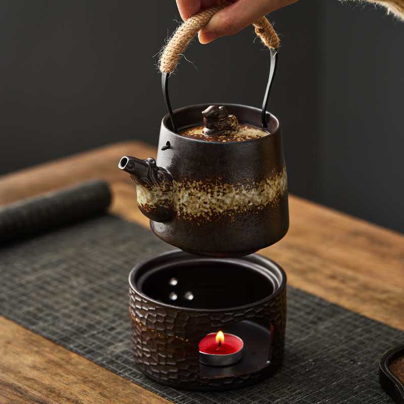 陶瓷温茶炉暖茶炉茶具套装煮茶炉蜡烛加热温茶器茶水保温围炉煮茶