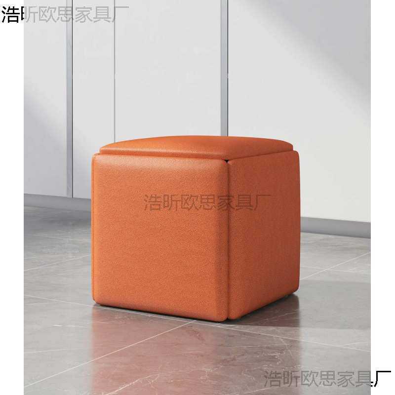 几多网多功能红魔小客厅沙发家用组合板凳功能茶几凳子矮凳收纳叠