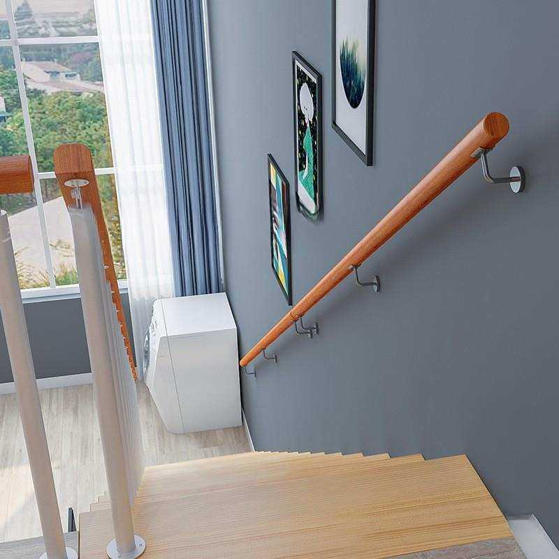 欧式楼梯扶手实木靠墙别墅阁楼室内老人滑拉手家用幼儿园走廊扶,基础建材,亚克力板,淘宝优惠券,粉丝福利购,淘宝优惠卷