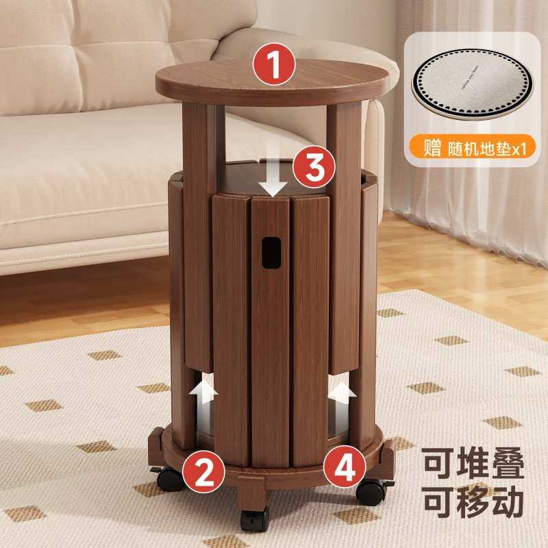 实木凳子可叠放家用板凳收纳组合叠叠凳餐厅小凳子客人备用茶几凳