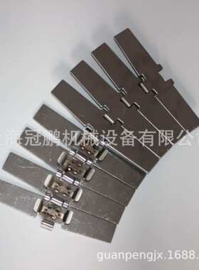 304材质厂家直销不锈钢转弯链881TAB金属勾脚高温输送链板CC24SD