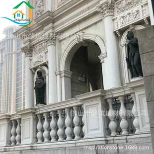 建筑外墙装饰GRC仿砂岩构件 可带图咨询GRC窗套线条 灰色窗套