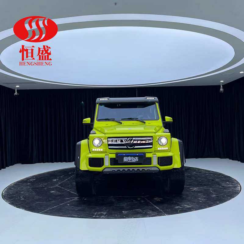 汽车旋转台展厅圆形旋转台车展旋转台电动遥控旋转地台大转盘展台