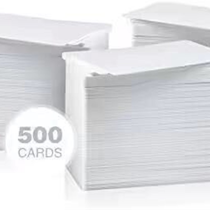 现货AlphaCard Prem Blak PVC Cards, CR80 0mil (Stadard PVC)