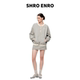 明星艺人同款 新款 SHRO ENRO 2025秋季 运动风卫衣短裙时尚 套装
