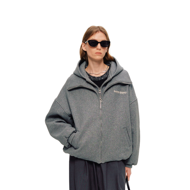 满天星连帽开衫设计感卫衣潮牌