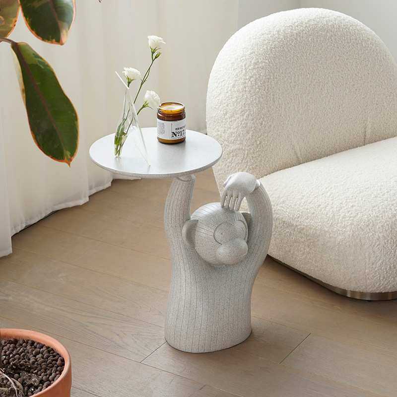 设计师茶几创意动物猴子造型托盘样板房客厅摆件客厅家居装饰边几,机械设备,其他机械设备,淘宝优惠券,粉丝福利购,淘宝优惠卷