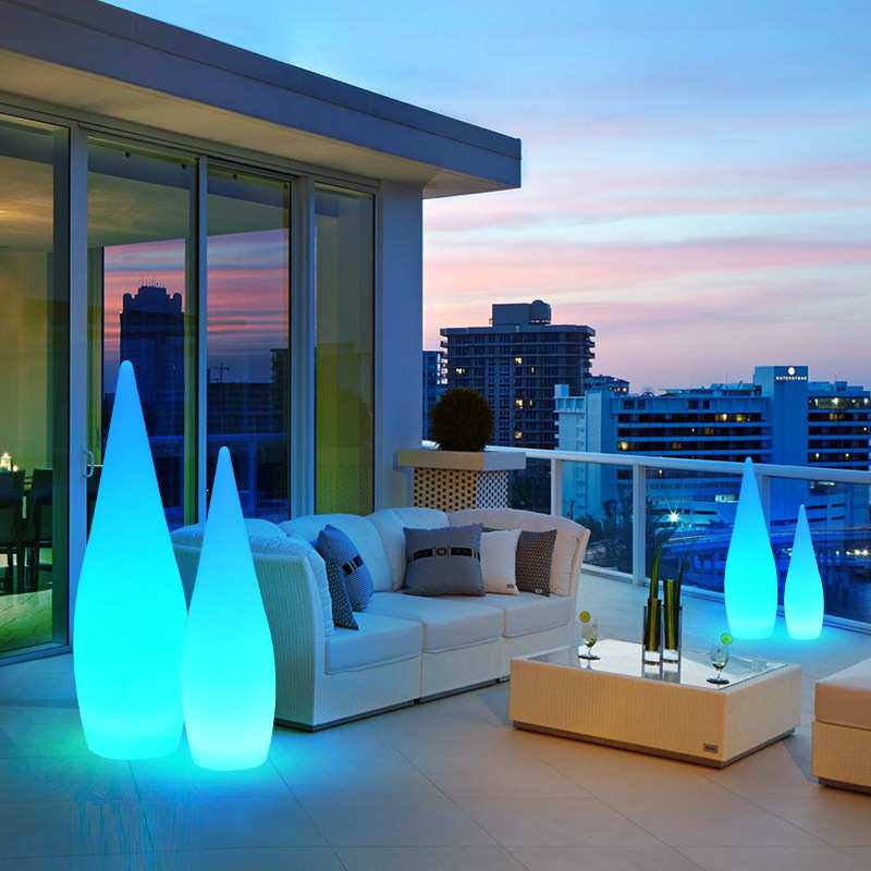 大观园太阳能户外灯水滴落地灯氛围庭院灯酒店婚礼装饰草坪灯378L