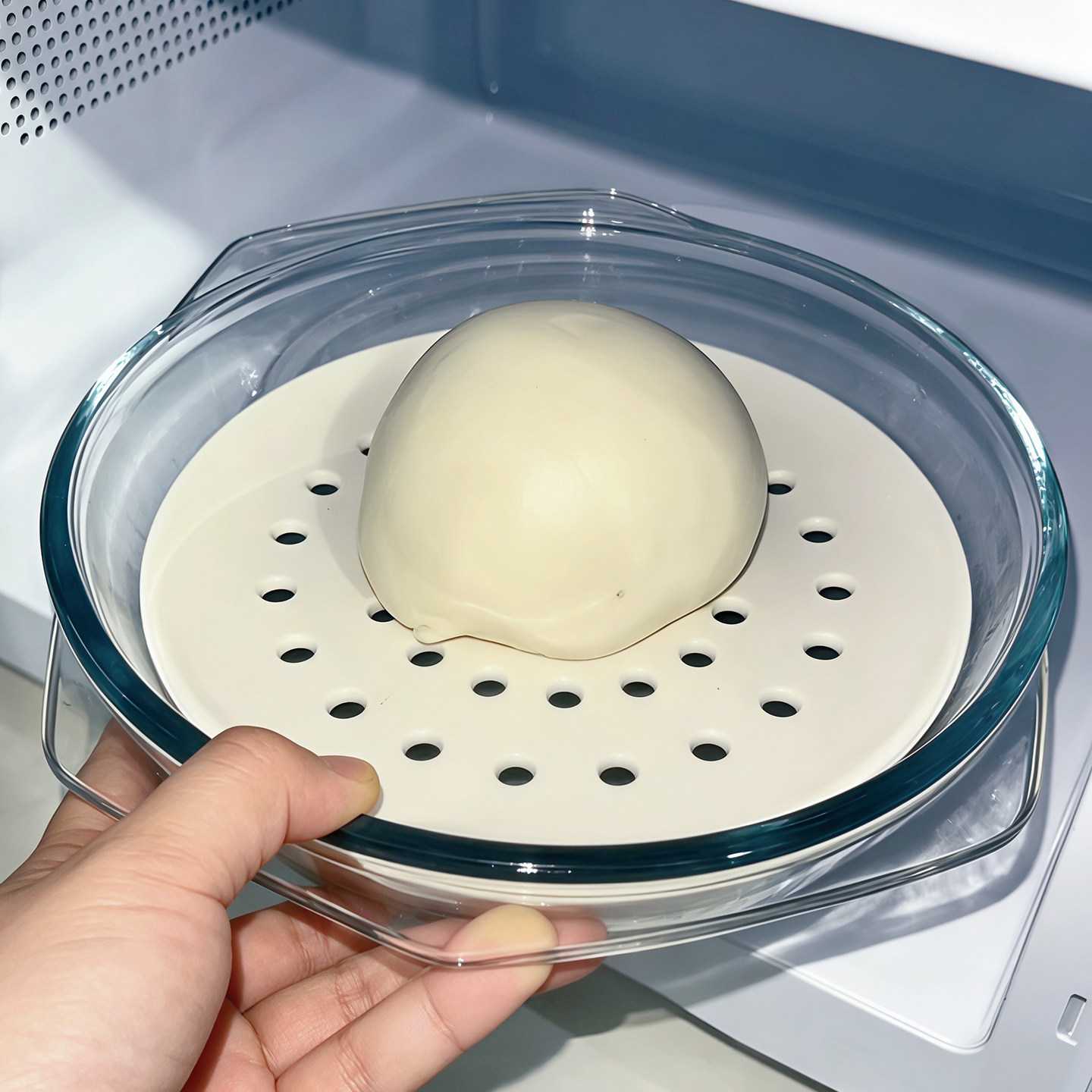 一人食|微波炉加热专用器皿热包子馒头蒸蛋神器带盖耐高温玻璃碗