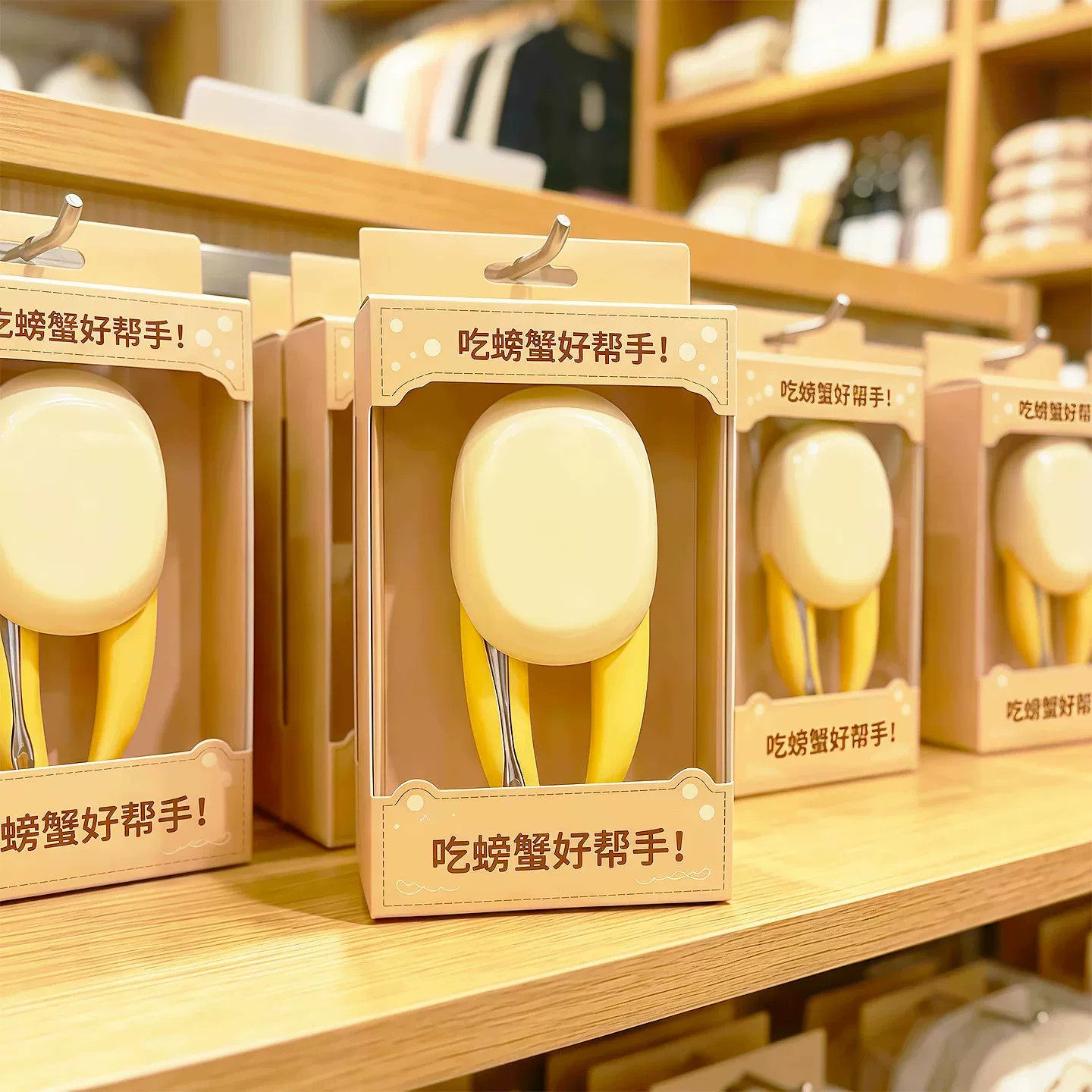蟹钳夹家用吃螃蟹专用工具三件套不锈钢拆大闸蟹省心神器剥蟹钳子