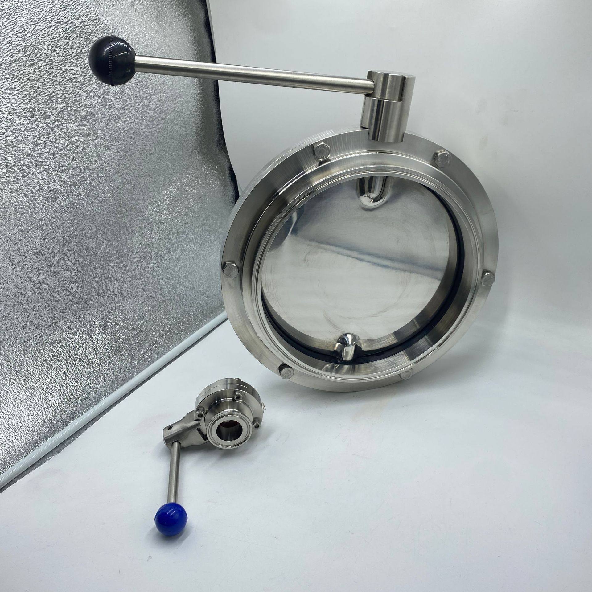 304不锈钢快装超大蝶阀卫生级手动快接大蝶阀卡箍卡盘快卡 非 标,五金/工具,蝶阀,淘宝优惠券,粉丝福利购,淘宝优惠卷