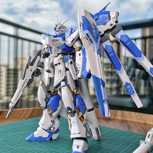 星锋社高达模型1/144HG XFS海牛 Hi NU拼装地台支架手办儿童礼物