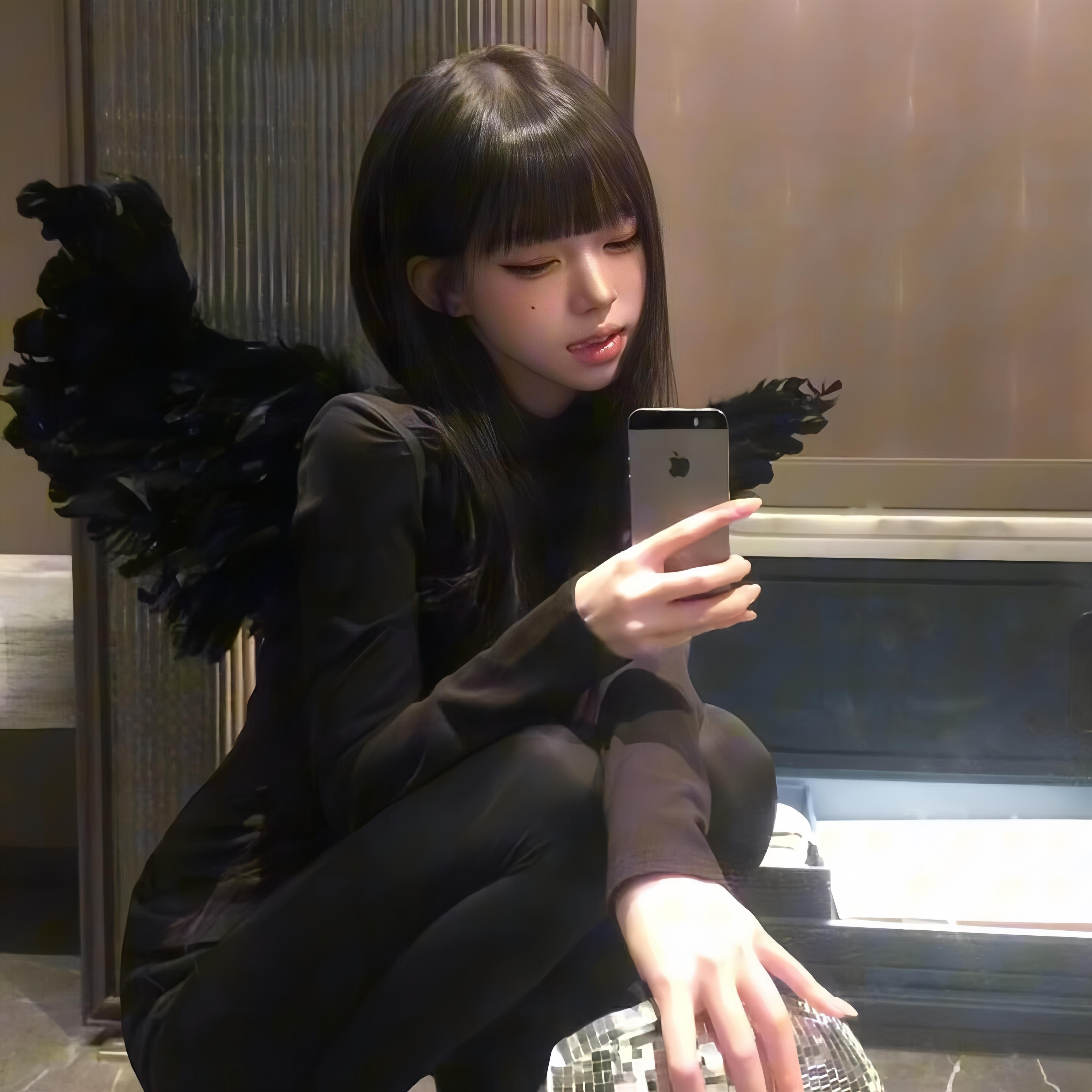 镜面碎钻反光面具!Cosplay道具恶魔翅膀拍照出片神器暗黑赛博风