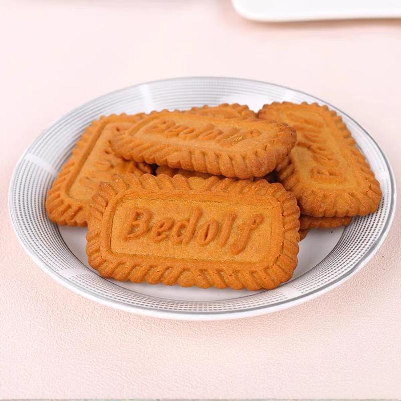 焙多夫焦糖饼干生日蛋糕装饰饼干可食用