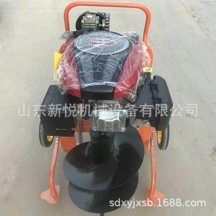 196CC四冲程打洞机 果园植树打桩钻孔机 汽油手提式地钻挖坑机