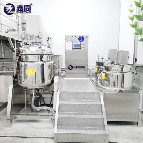 厂家直供 乳化机化妆品机械 内外循环真空膏霜乳化机高剪切乳化机