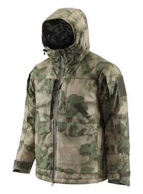 Carinthia卡伦西亚户外防风耐磨连帽迷彩保暖棉服秋冬加厚防泼水