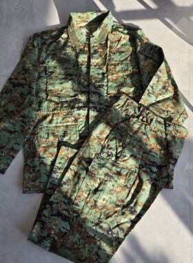 Carinthia卡伦西亚185/104型号迷彩服套装耐磨透气春夏四季蓝色迷