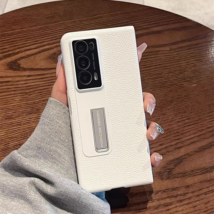 适用荣耀MagicV2手机壳华为荣耀magicVs新款支架magic vs折叠屏皮质v2至臻版外壳全包防摔honorV保护套男女款