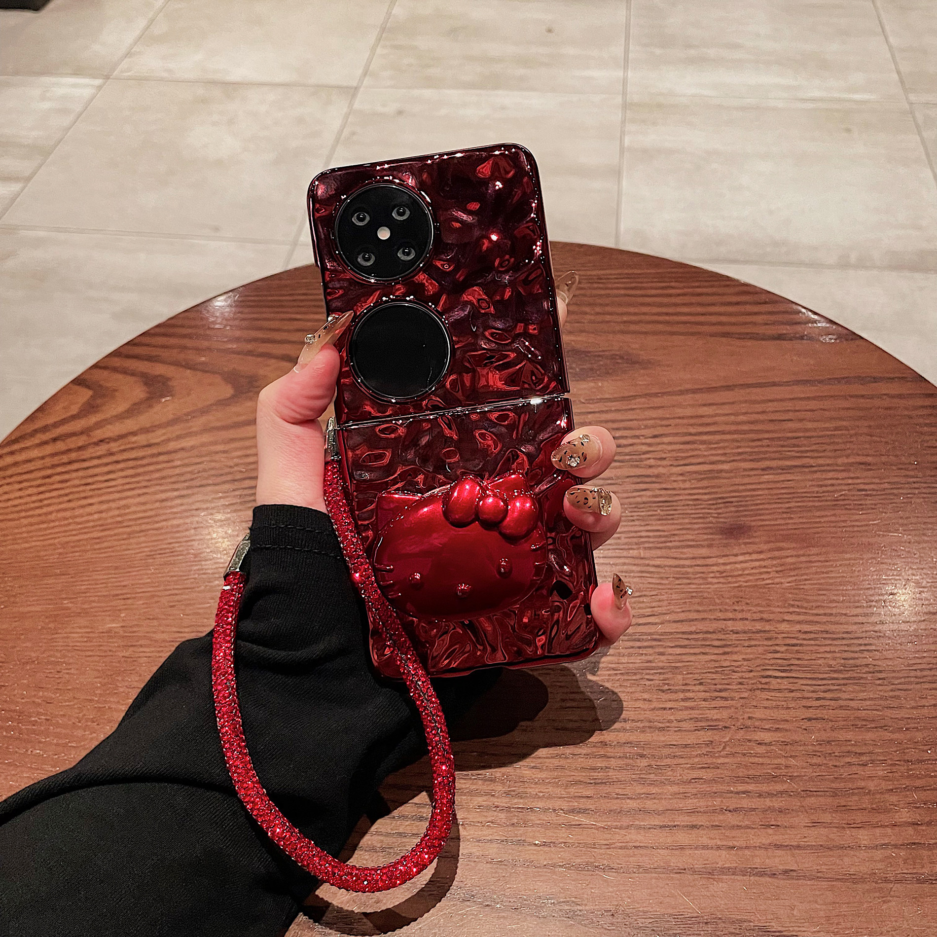 适用华为pocket2手机壳轻奢风