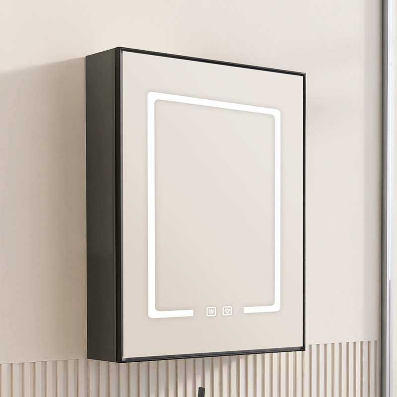 太空铝浴室镜柜卫生间智能带灯收纳柜4050公分超小尺寸开门式两格,金属材料及制品,其他金属制品,淘宝优惠券,粉丝福利购,淘宝优惠卷