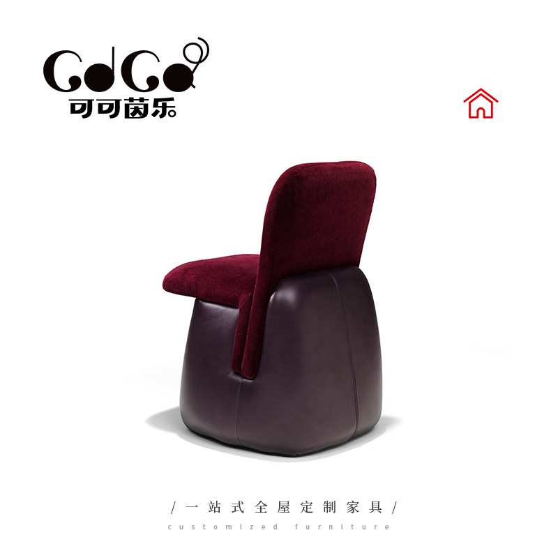 匠心工艺北欧实木餐椅家用现代简约轻奢高级感靠背椅餐厅设计师椅