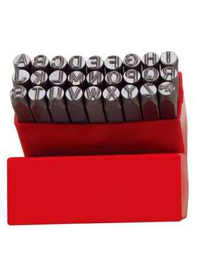 力易得 合金材料德式正体英文字母钢印 冲模E9494 E9495 E9496