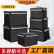 纯黑色外卖箱送餐箱大小号磁吸保温箱子骑手装 备防雨硬盖配送箱厚