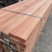 菠萝格防腐木地板阳台栈道板材户外围栏木料室外花园X巴劳木葡萄