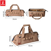 户外帐篷天幕风i绳地钉营钉收纳包锤子野营配件整理包露营工具袋