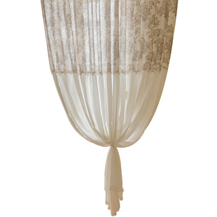 梦幻法式窗帘流光纱帘n透光不透人客厅阳台卧室ins风轻奢高档窗纱