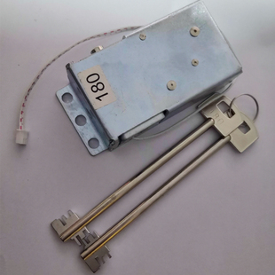 厂家直销带应急钥匙的叶片电磁铁B 枪柜磁力锁 保险箱配件 电磁阀