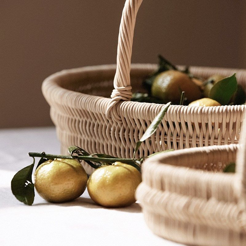 藤编水果b篮桌面草编收纳筐果盘竹编篮家用鸡蛋筐厨房编织篮子,收纳整理,其他收纳篮,淘宝优惠券,粉丝福利购,淘宝优惠卷