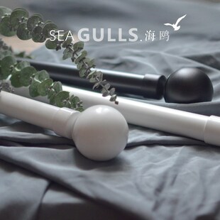 窗帘杆静d音双杆单杆艺术轨道窗帘支撑杆