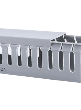 灰色正料PVCg阻燃绝缘密牙细齿线槽配电柜加厚新料明装6510040508