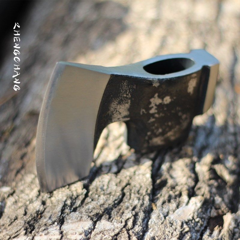 锰钢锻打小柴斧劈柴砍树r户外工兵斧露营营地小斧头全钢丛林斧子