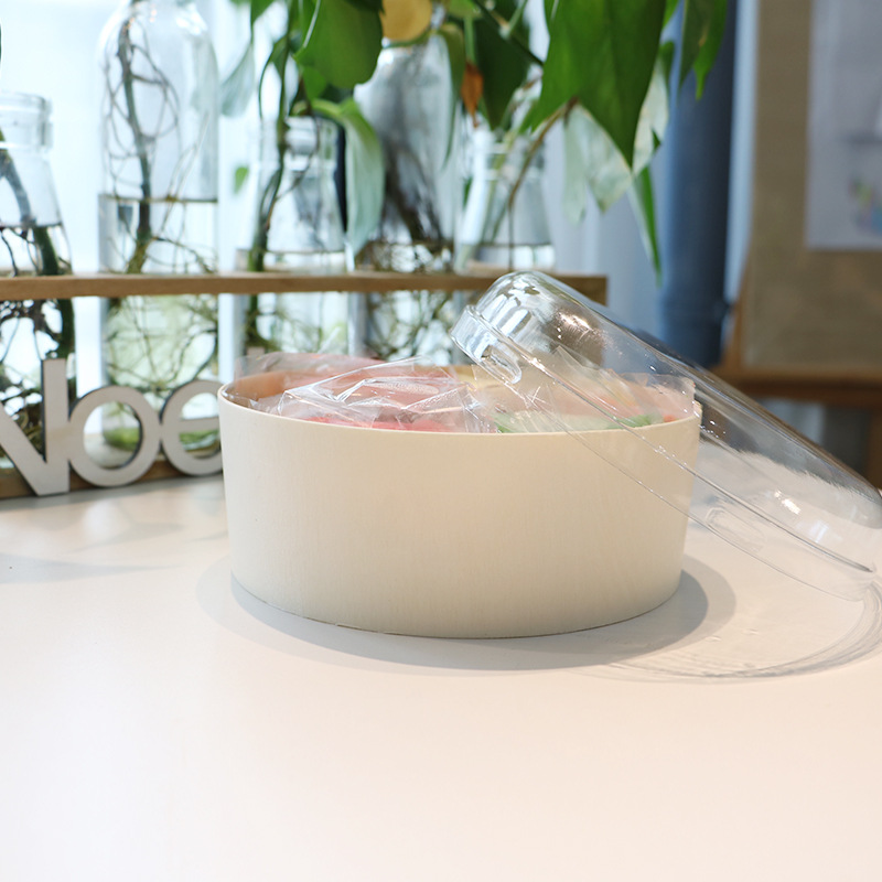 榴莲千层蛋糕盒子k双层芝士乳酪戚风巴斯克6寸4打包八拼圆形包装