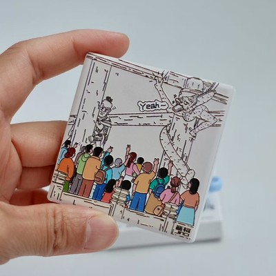 山西文创云冈石窟击掌佛晋祠比耶龙陶瓷冰箱贴创意旅行纪念品