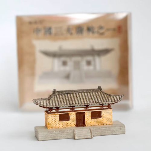 山西古建三大唐构之一运城永乐宫广仁王庙大殿树脂磁吸立体冰箱贴