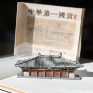 山西古建文创佛光寺3D立体树脂冰箱贴摆件唐代古建梁思成旅游纪念