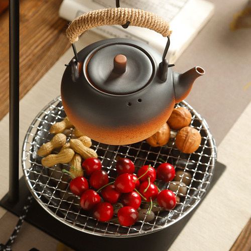 围炉煮茶电陶炉茶炉茶壶自在架挂钩家用室K内煮茶器煮茶炉氛围布