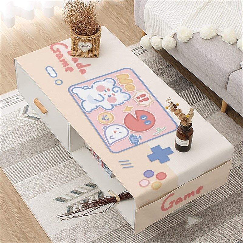 元气卡通 茶几桌布客r厅桌垫防水防烫茶几布盖布盖巾棉麻口袋,居家布艺,桌布,淘宝优惠券,粉丝福利购,淘宝优惠卷