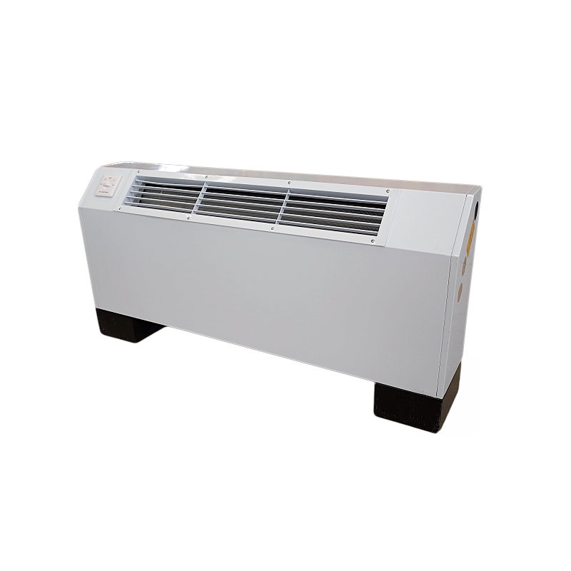 立式明装风机盘管水空调空气能煤改壁挂炉落地式S水暖空调冷暖两